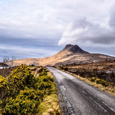 Stac Pollaidh from the road to Altandhu