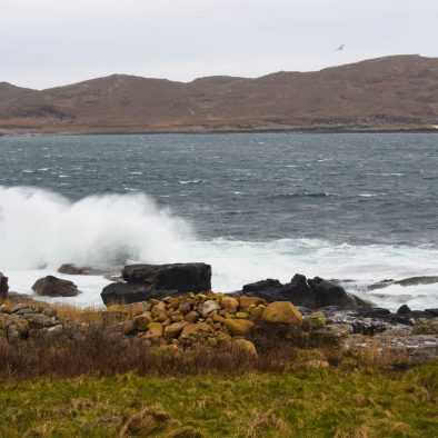 The sound of the sea will lull you to sleep at Port Beag Chalets