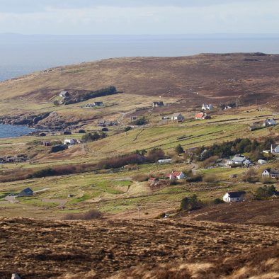 The view down to the sea over Altandhu on the Coigach Peninsula